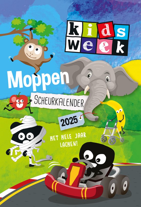 Foto: Kidsweek scheurkalender 2025 het hele jaar lachen 