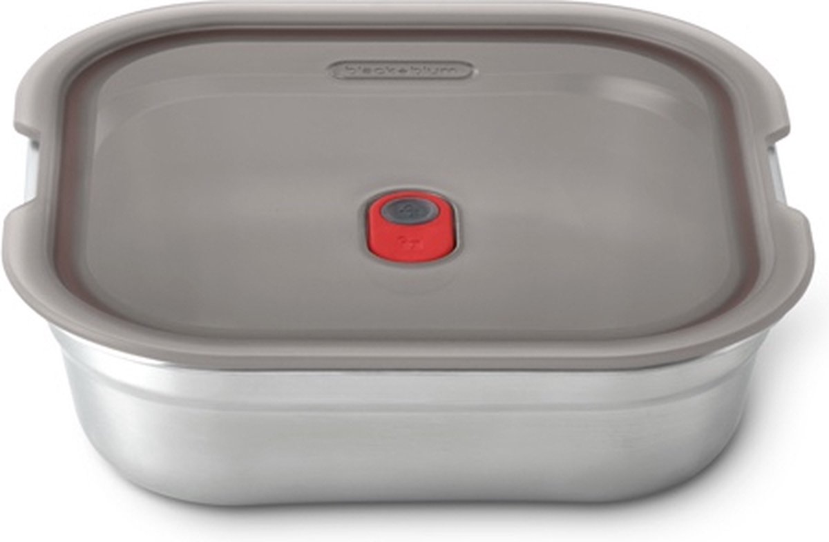 Black+Blum RVS Lunchbox - Geschikt voor Magnetron - Vierkant - 1.1 Ltr