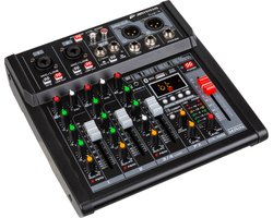 JB Systems Live 4 Compacte PA mixer 4 ingangen / 3-kanalen