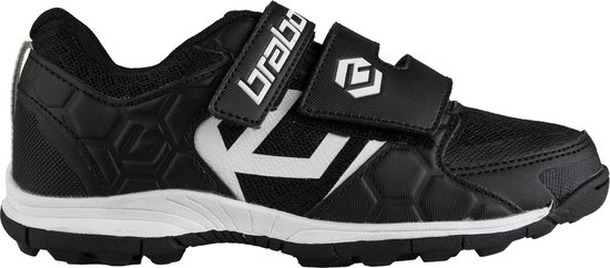 Brabo Chaussures De Hockey Intérieur Force Junior - Noires Et Blanches
