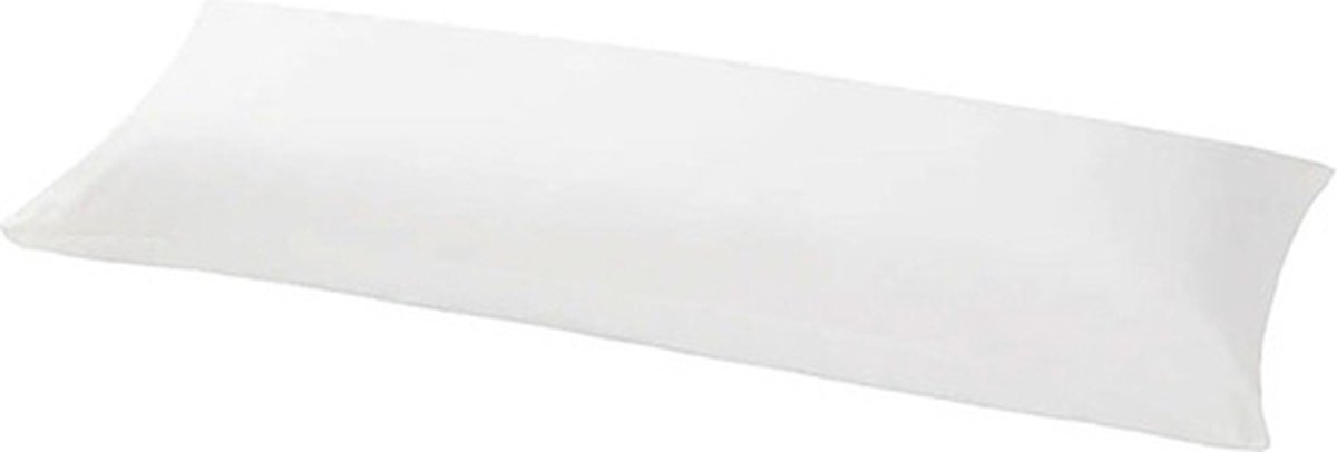 Beau Maison | Body Pillow Sloop Wit - 100% Perkaal Katoen - Lichaamskussensloop Wit - 40x145 cm