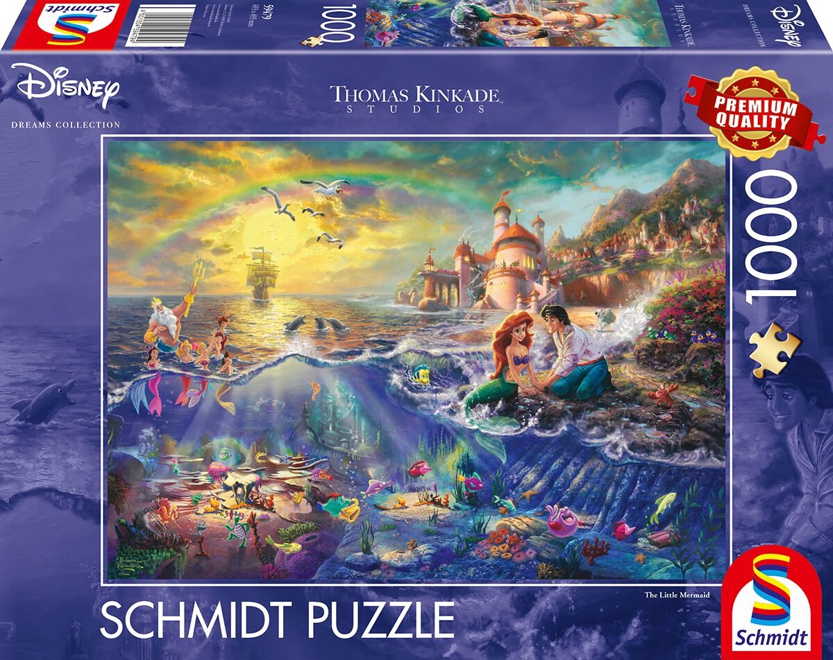 The Little Mermaid - Puzzel 1000 stukjes — afbeelding 12