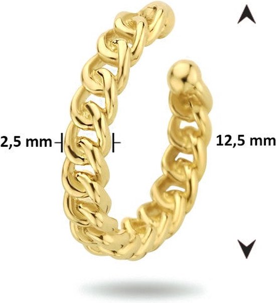 Motif de lien d'oreille en or jaune 4023441