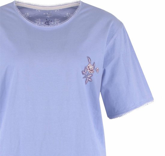 Tenderness Pyjama short Femme - Set Pyjama - Manches Courtes - Lilas Lavande - Taille L