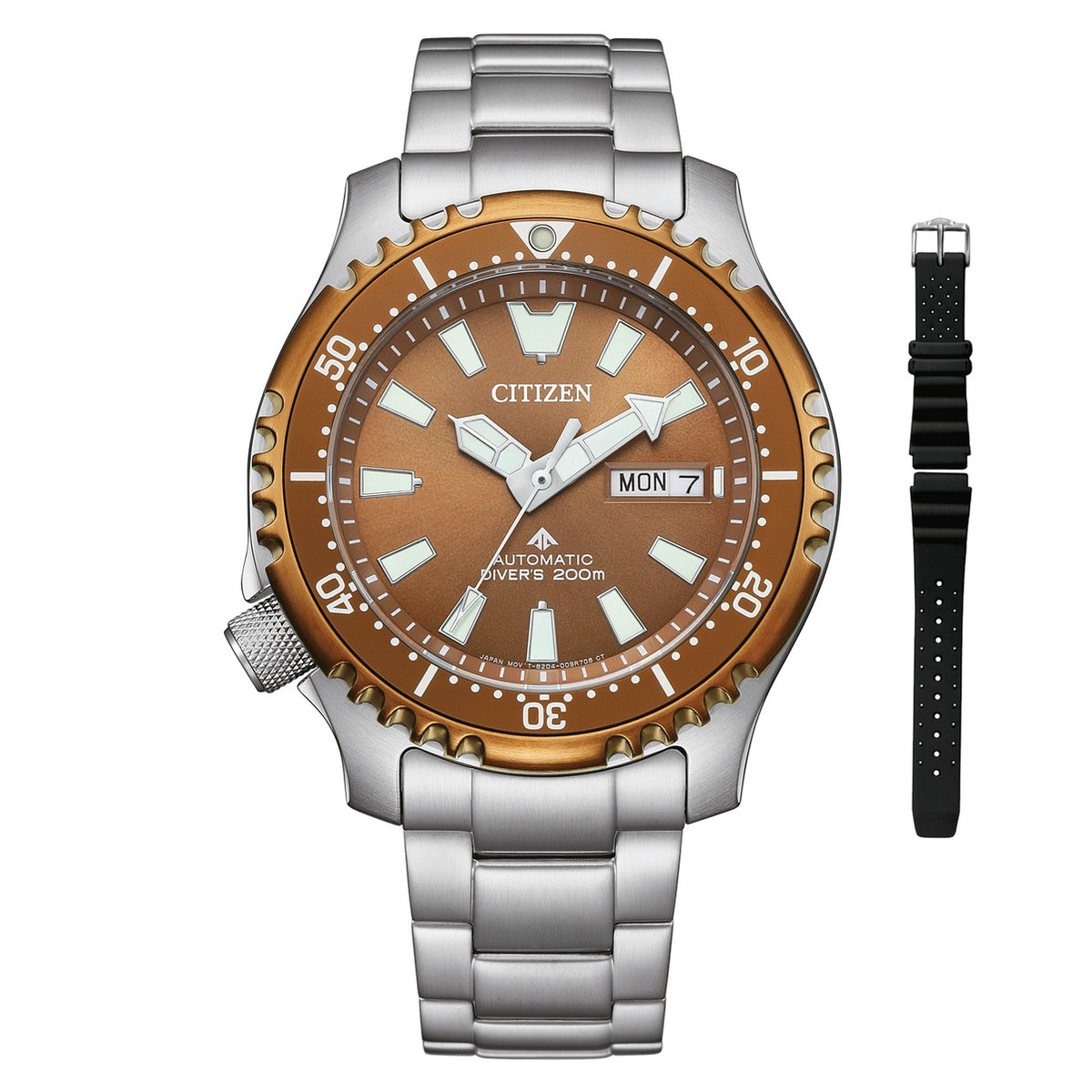 Citizen Promaster Fugu Limited Edition NY0164-65X Horloge - Staal - Zilverkleurig - Ø 42 mm