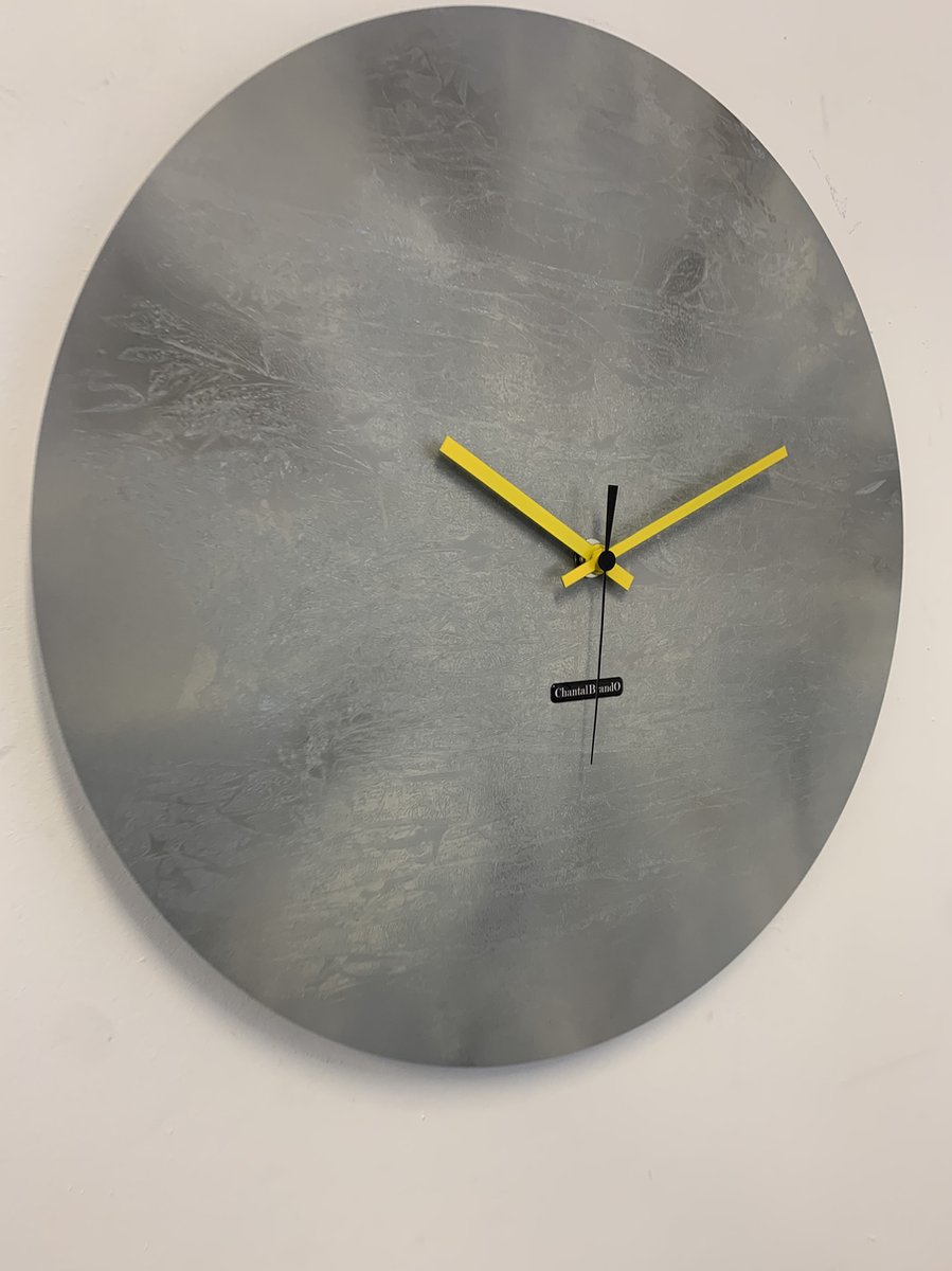ChantalBrandO Wandklok BRETAGNE XL Modern Industrieel Design