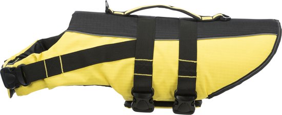 Trixie Zwemvest Hond - Geel/Zwart - XS - 30-50 x 28 cm - Tot 12 kg