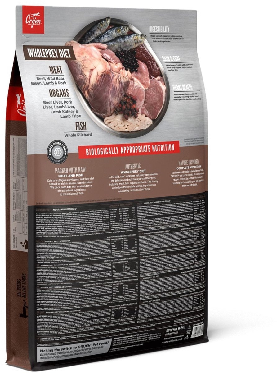 Orijen Regional Red - Premium Kattenvoer thumbnail 3