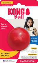 Kong Ball Small 1 St - Balle - 168 mm x 110 mm x 51 mm - Rouge