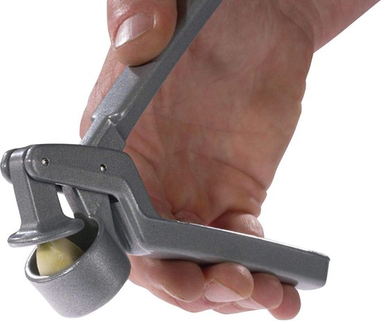 Presse-ail pilon rond 165 cm aluminium Novapress argent