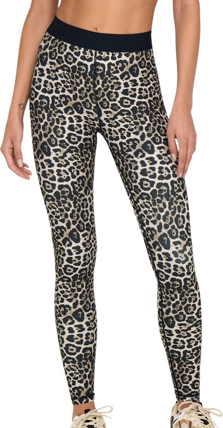 Foto: Only play gil 2 leo high waist train tight dames maat m
