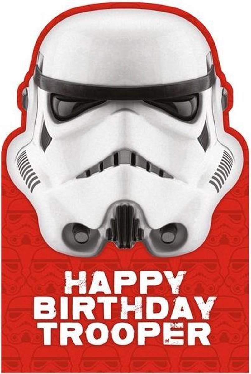 Spiksplinternieuw bol.com | Star Wars Stormtrooper verjaardagskaart VV-21