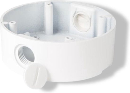 Velleman Montagebeugel voor beveiligingscamera, geschikt voor CAMTVI8W1 en CAMCOLD26W, lichtgewicht, Ø 119 x 43 mm, eenvoudige installatie, wit van Velleman — afbeelding 3