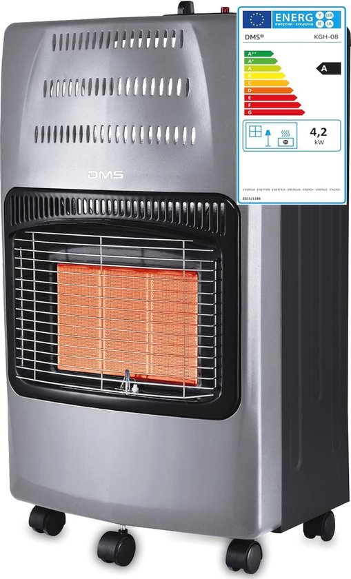 Gaskachel 4200 W - Mobiele Infrarood Verwarming met 3 Warmtestanden en Gasdrukregelaar — afbeelding 4