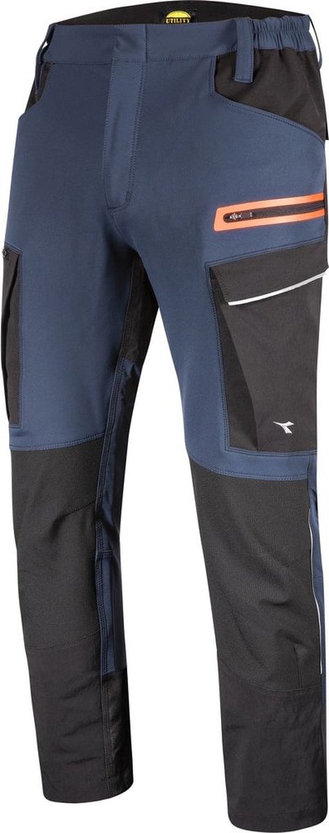 Utility Diadora Arbeitshose Pant Hybrid Cargo Black/Blue Denim-S