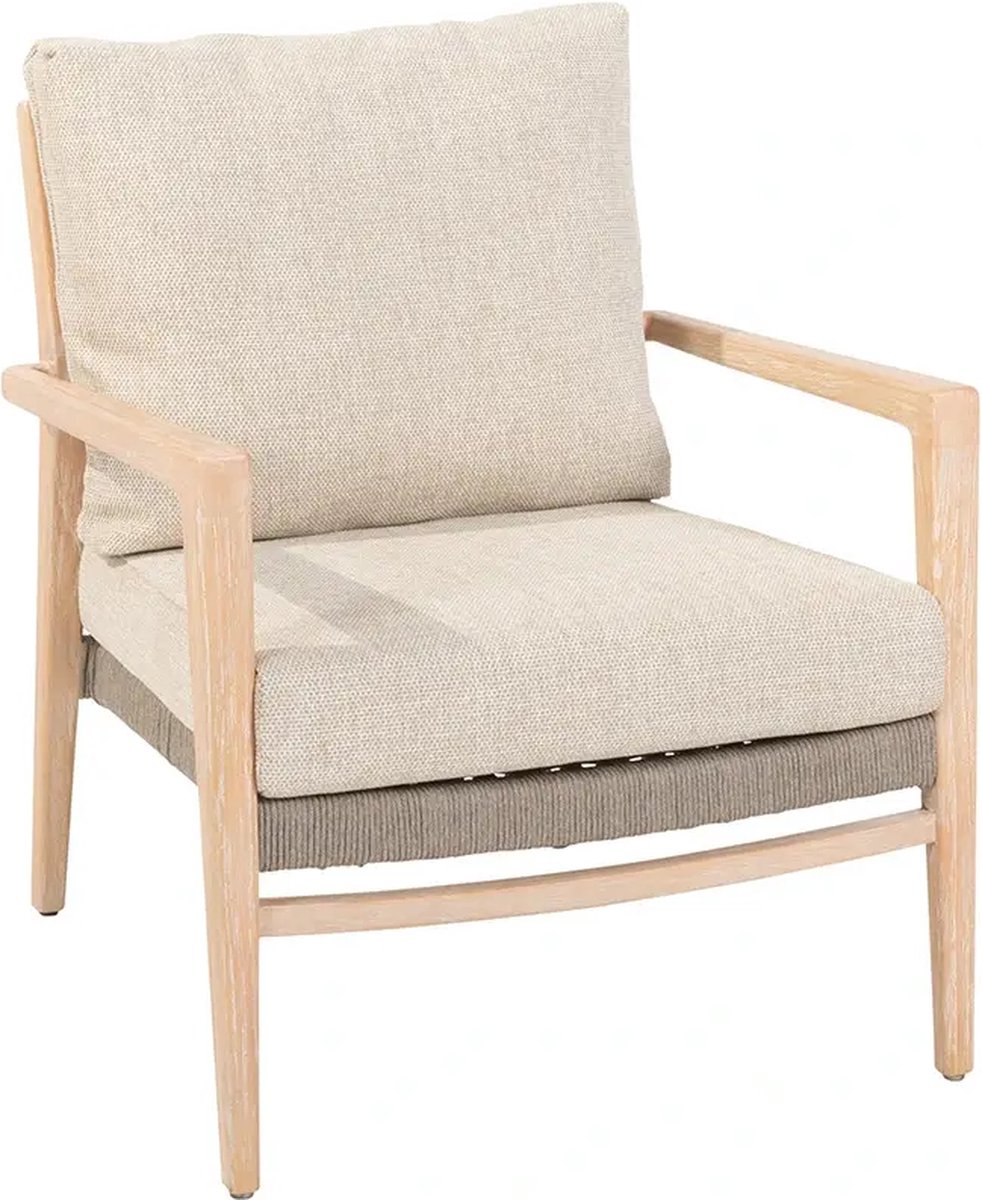 4 Seasons Outdoor Julia lage dining tuinstoel - brushed teak