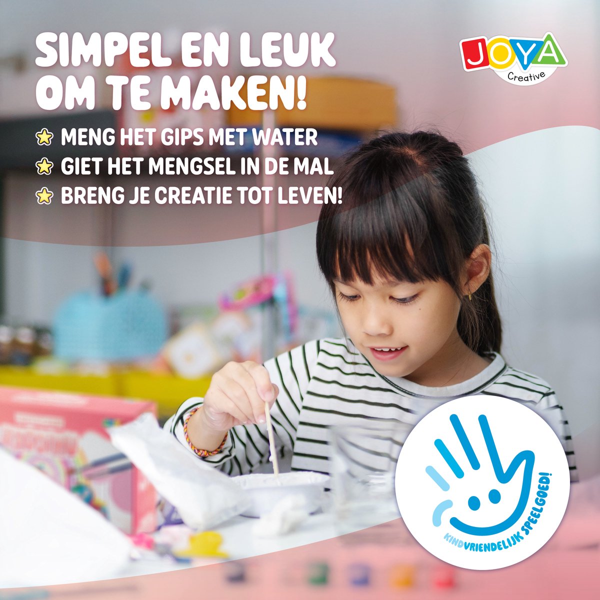 Unicorn Gips Gieten Kinderen - Knutselen voor Kinderen - Vormpjes, Verf en Penselen - Joya Creative — afbeelding 8