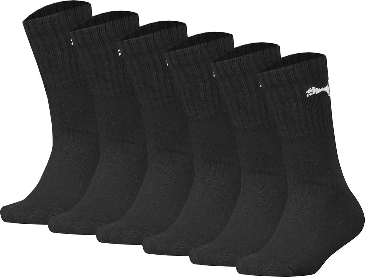 Puma Sokken Set van 6 Zwart