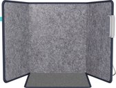 Sinji Elektrische Kachel – Infrarood Verwarmingspaneel – Incl. Deken & Voetverwarming - Opvouwbaar & Verplaatsbaar – Heater – 230W – Grijs