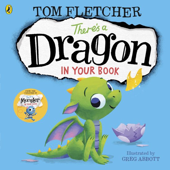 There's a Dragon in Your Book - cover
