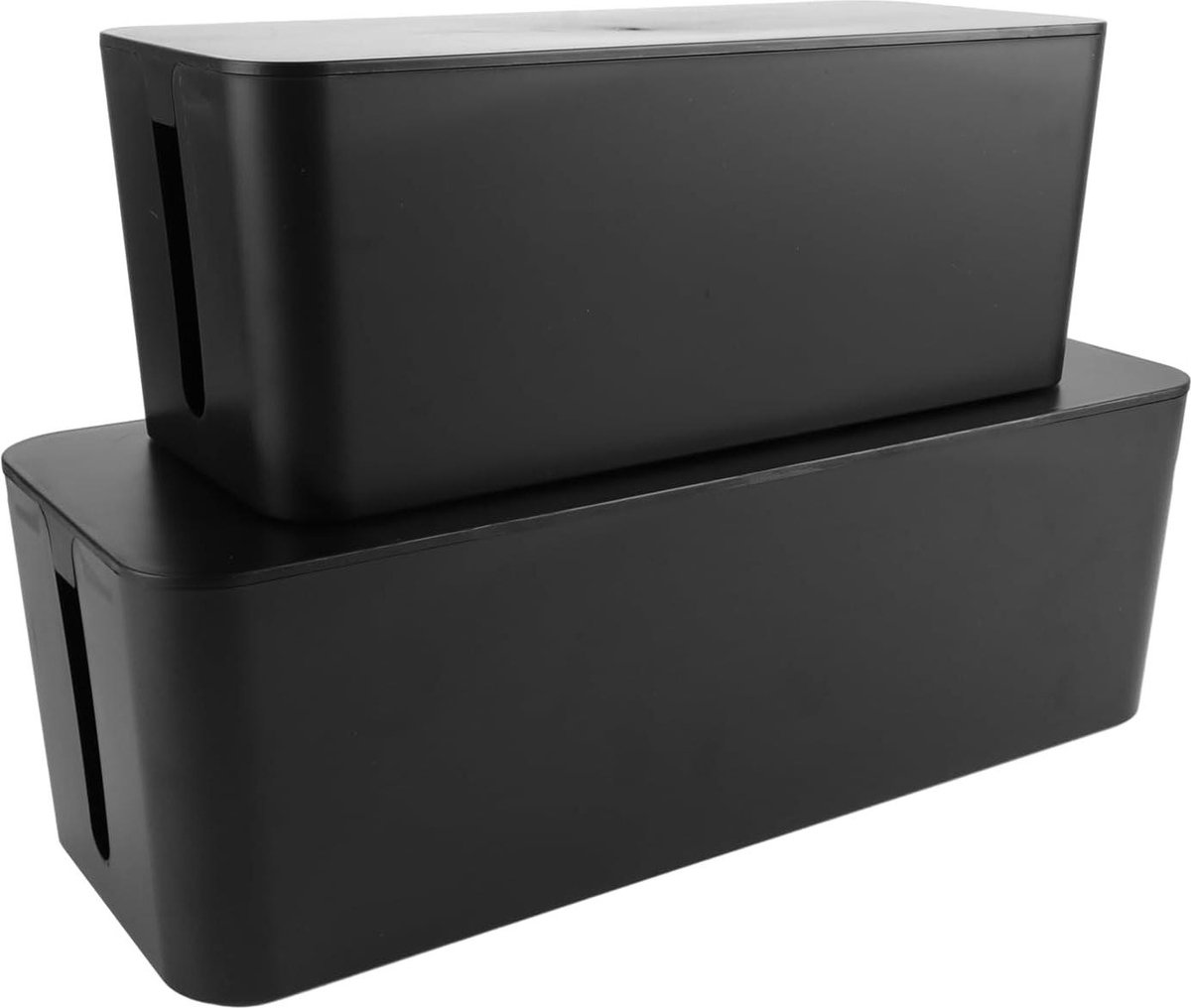 Kabelmanagementbox, kabelopbergdoos, bureau-organizer, grote kabelbox