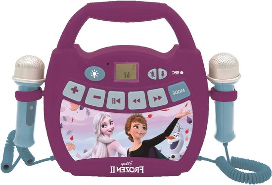 Lexibook Animals Draagbare CD-speler met 2 microfoons Elektronisch