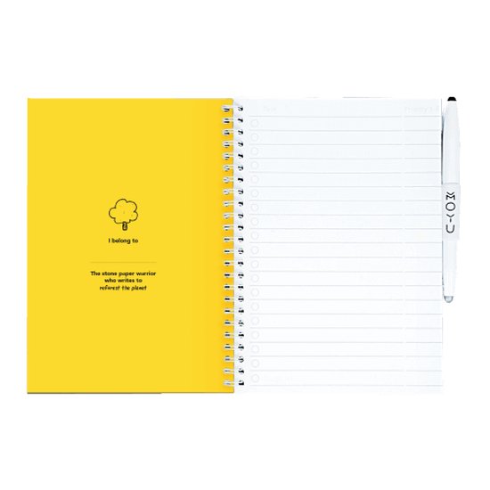 MOYU - Carnet Flower Vibes - Carnet effaçable A5 Premium