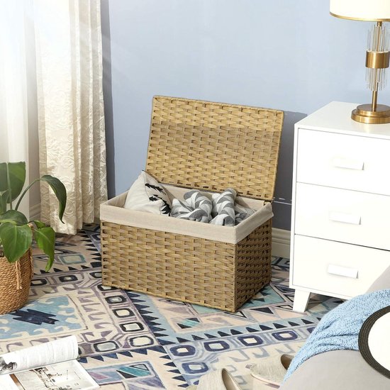 VENO Champagne flutes storage box with lid and handles for storage