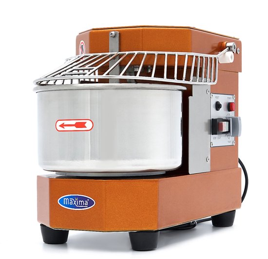 Spiraalkneder - 8 L - 4,5 Kg Deeg - Goudgeel