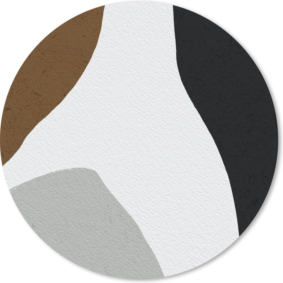 Muismat rond 20x20 cm - Mousepad Minimalisme - Design - Vormen - Ronde muismatten