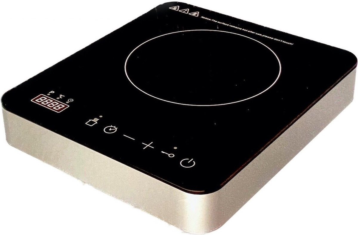Elektrische inductiekookplaat met Touch display - 2000W - Deski
