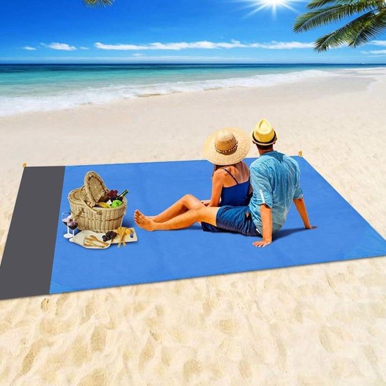 Tapis Pique-nique XXL 4-6 Personnes Couverture Pique-nique Imperméable 200x200 Couverture Plage Couverture 200x200 Cm Pour 4-6 Personnes
