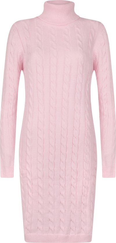 Felix Hardy Coltrui Jurk Gebreide Trui Coltrui Lang Dames Pink - M
