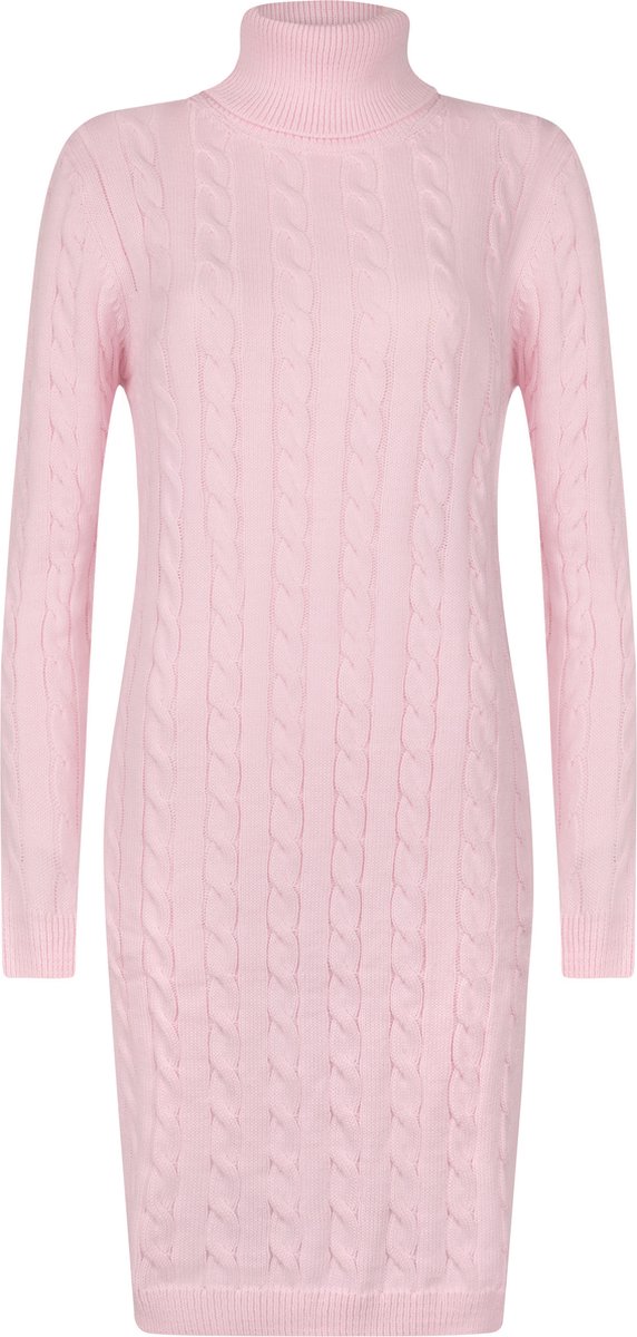 Felix Hardy Coltrui Jurk Gebreide Trui Coltrui Lang Dames Pink - M