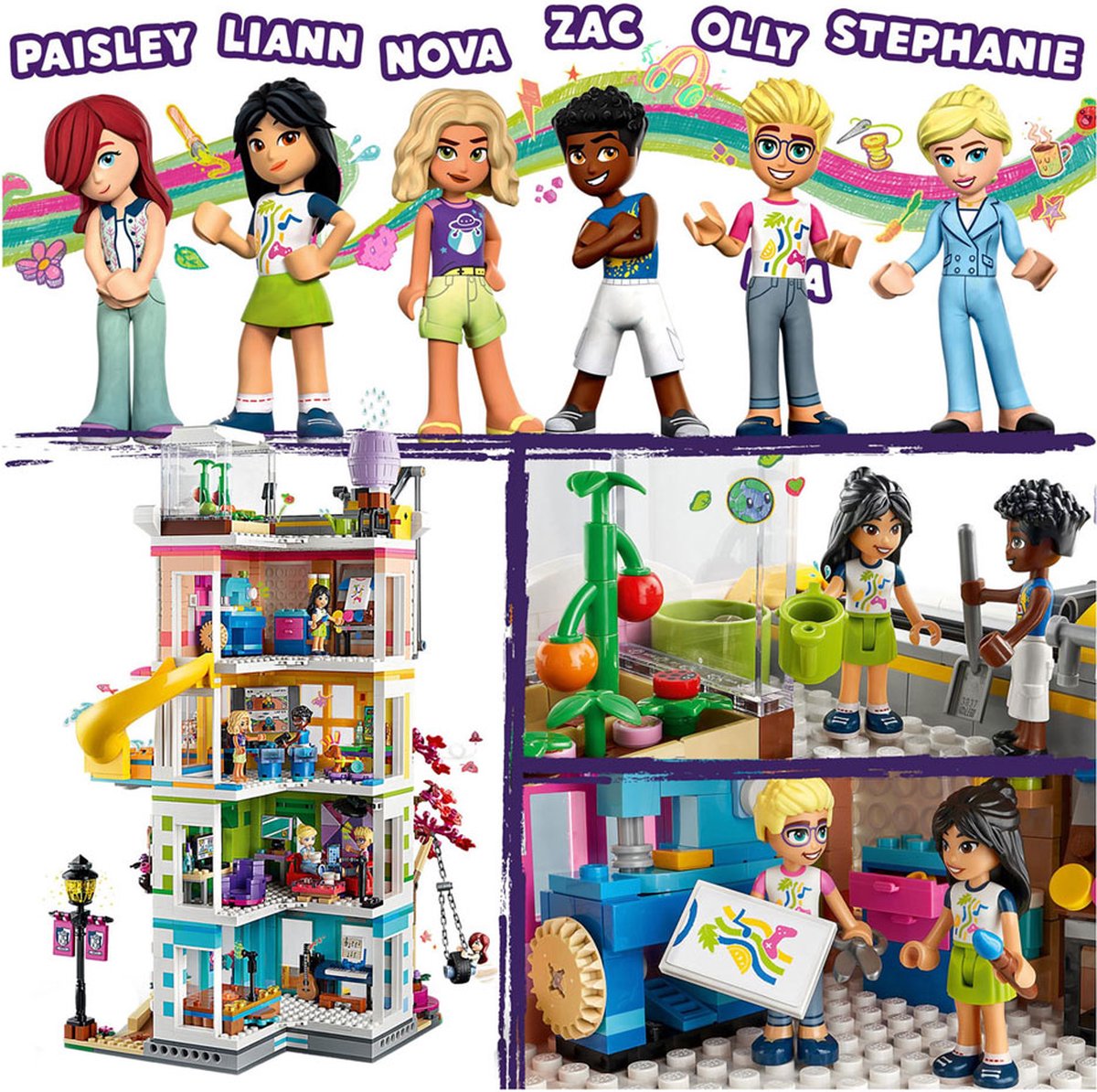 LEGO Friends Heartlake City Buurtcentrum Modular Building Speelgoed Set - 41748 — afbeelding 11