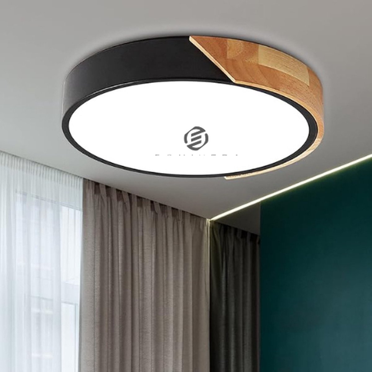 Equivera Badkamerlamp Plafond - Plafoniere Badkamer - Lamp voor in de Badkamer - PremiumEquivera -
