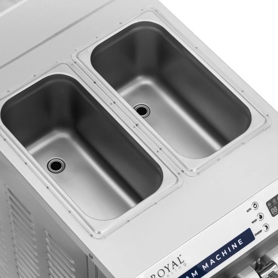 Softijsmachine - 1350 W - 16 l/u - LED - 3 smaken - Royal Catering van Merkloos — afbeelding 3