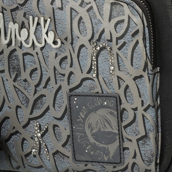 Anekke Sac à épaule Core Crust Shoulder Bag Black Noir