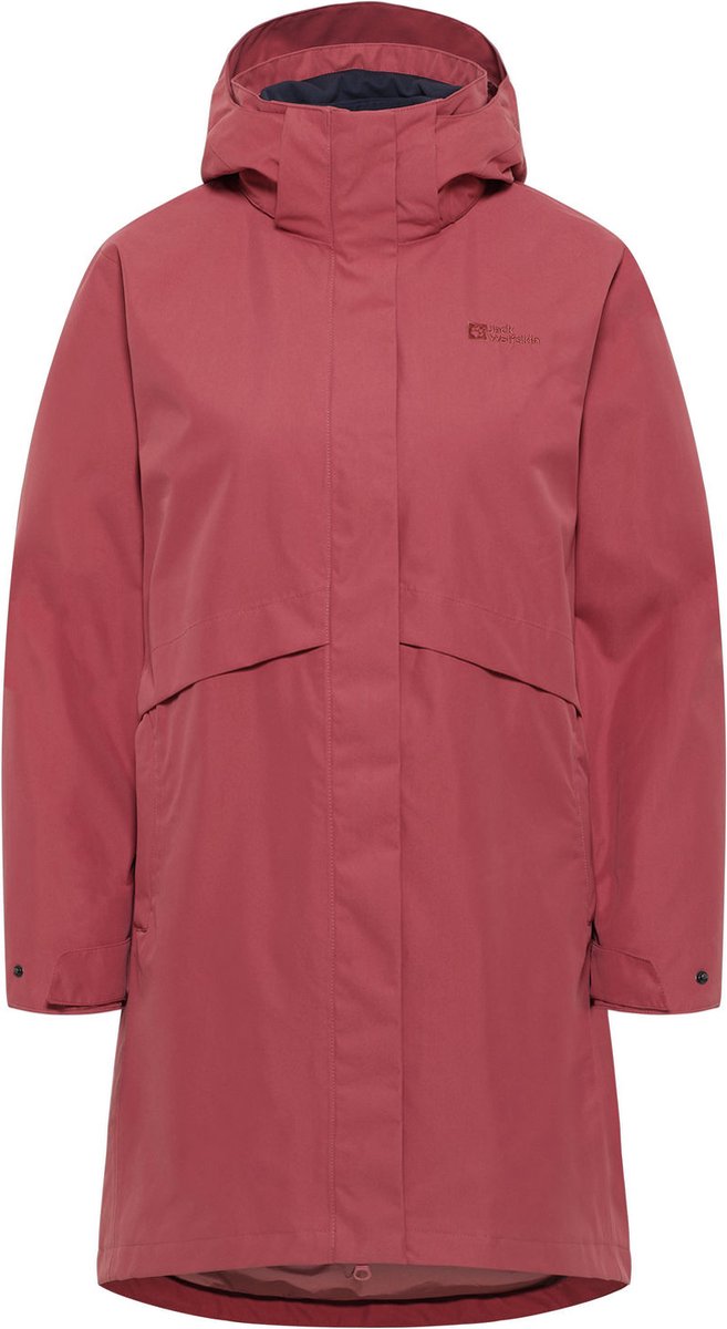 Jack Wolfskin Baylight 3In1 Coat W – Wintersport Jassen 3-in1 Jassen Rood