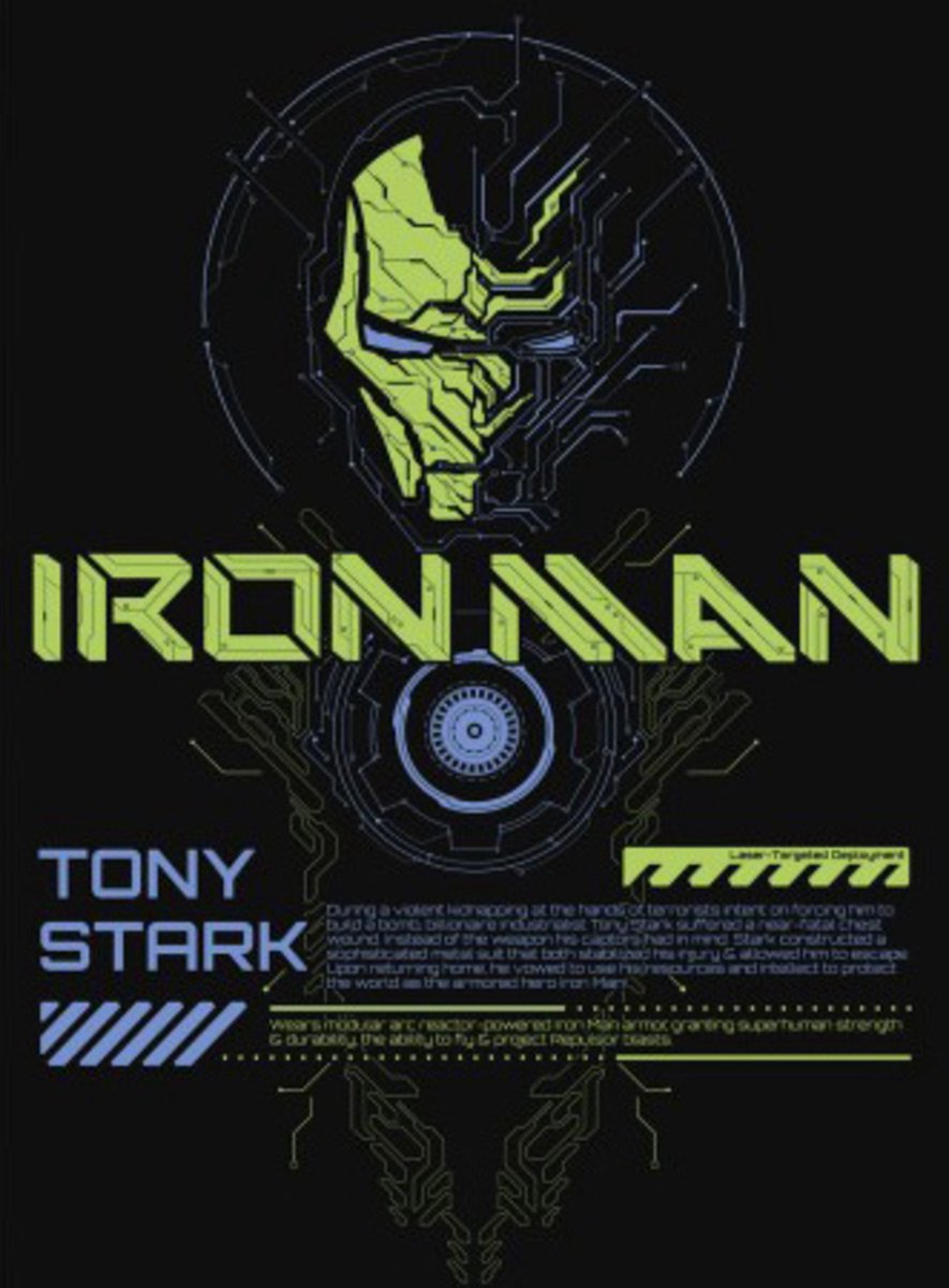 Grupo Erik Poster Marvel - Iron Man - Glow in the Dark 50x70cm Divers