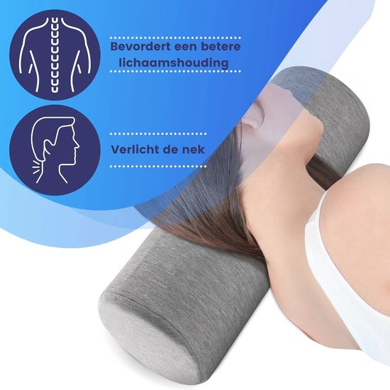 Marcolumb Comfortabel kussen van traagschuim voor reizen en