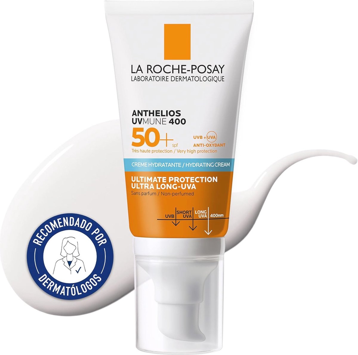 Hydraterende Zonnecrème SPF50 Zonder Geur - 50 ml