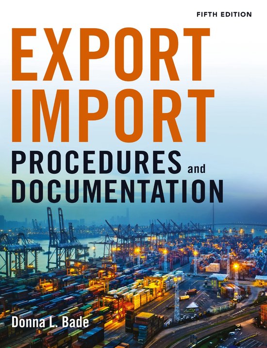 Export/Import Procedures and Documentation - cover