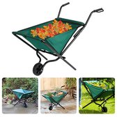 Bol.com Draagbare Opvouwbare Kruiwagen - Tuinwagen - Lichtgewicht - Inklapbare Kruiwagen - 110 x 56 x H64 cm - Max. 30 kg Draagv... aanbieding