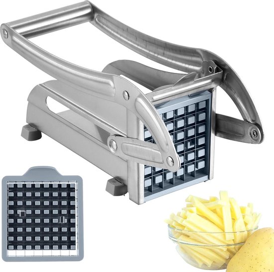 Aardappelsnijder, multifunctionele frietsnijder met 25/49 gaten