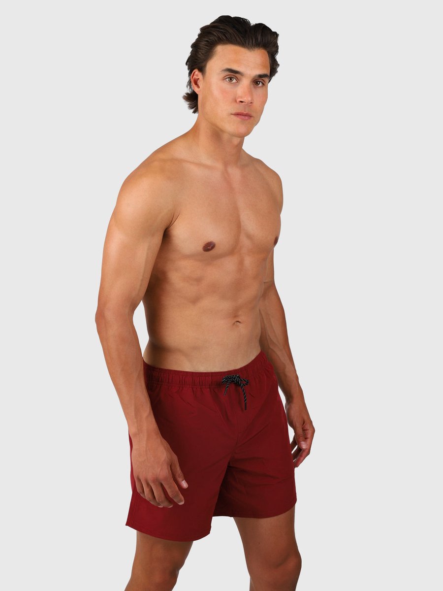 Brunotti Bru - conic Zwembroek Heren - Zwemshort met 4 - Way Stretch - Rust Red — afbeelding 2