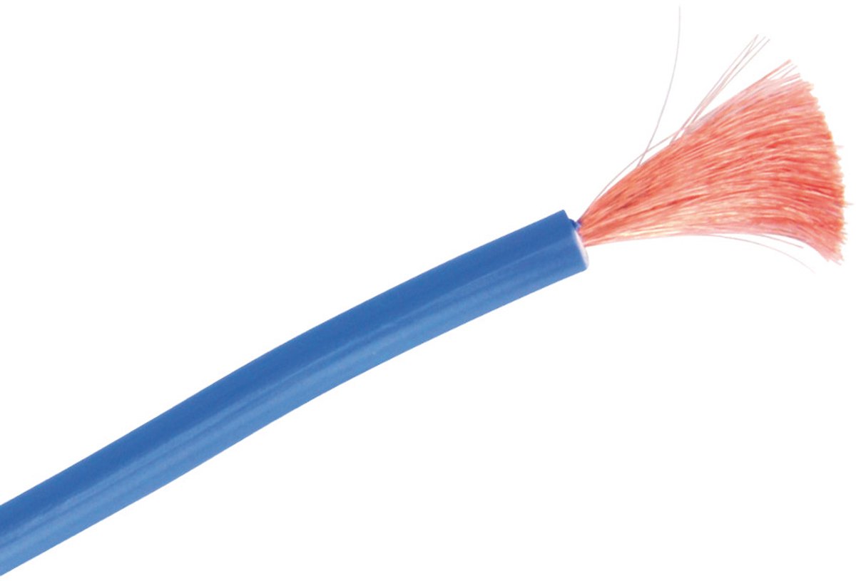 RAUTRONIC installatiedraad uiterst flexibel LifYY, 1,5 mm², 5 m, blauw
