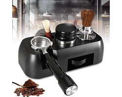 Ibenzoa® Robuuste Koffie Tamper Station met Uitgebreide Functionaliteit - Geschikt voor Diverse Maldiameter