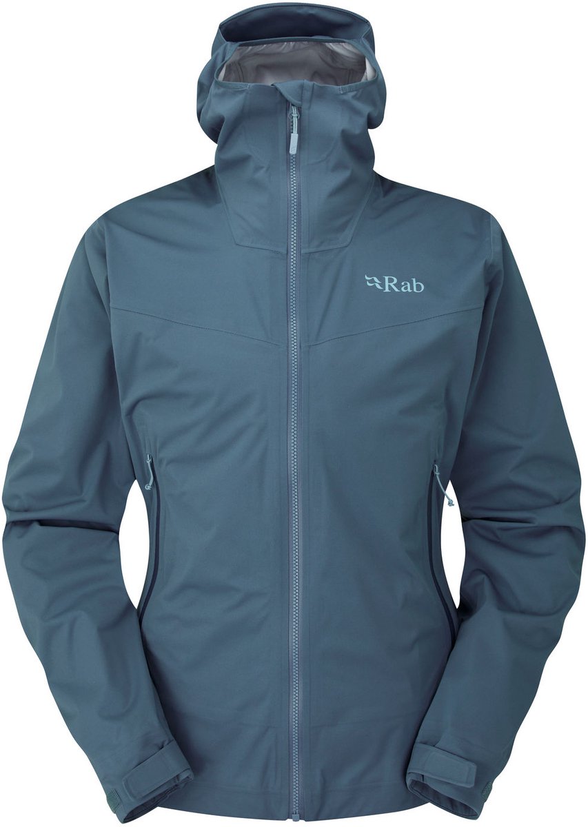 Rab Kinetic 2.0 Jas Dames Hardshell Jas Orion Blauw