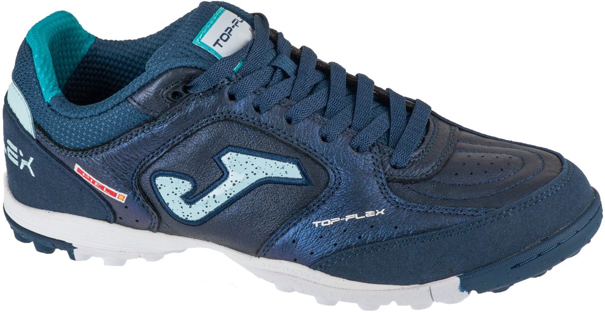 Marineblauwe Joma Top Flex 25 TOPS TF voetbalschoenen voor mannen, maat 43, van grof leder, geschikt voor turfvelden.